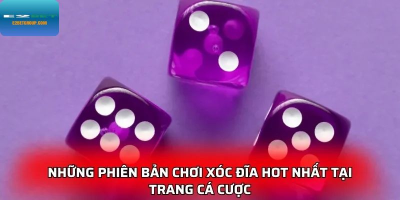Những phiên bản chơi xóc đĩa hot nhất tại trang cá cược E2BET